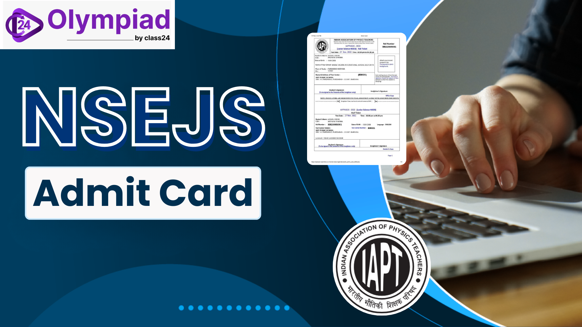NSEJS Admit Card 2025