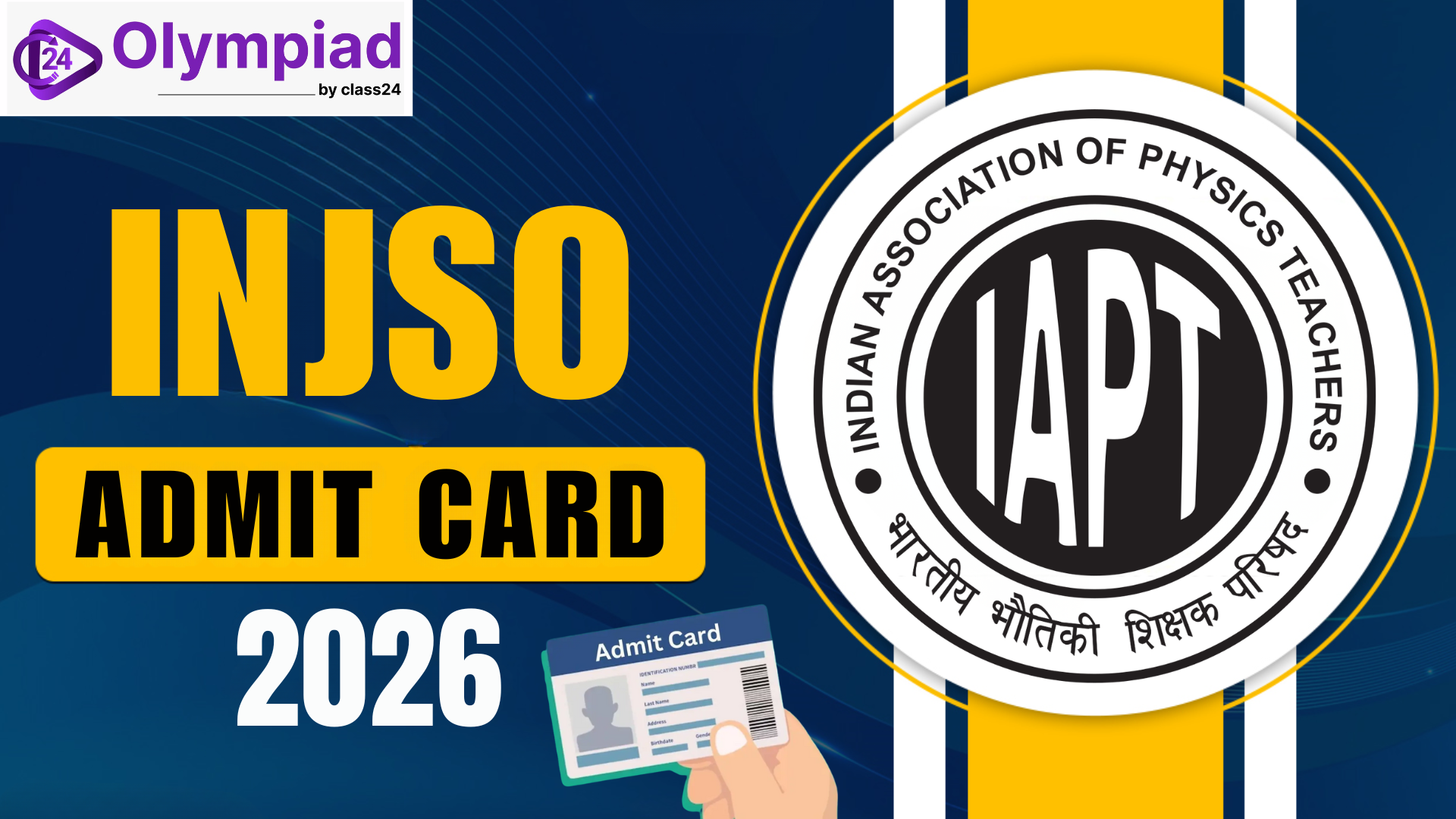 INJSO Admit Card 