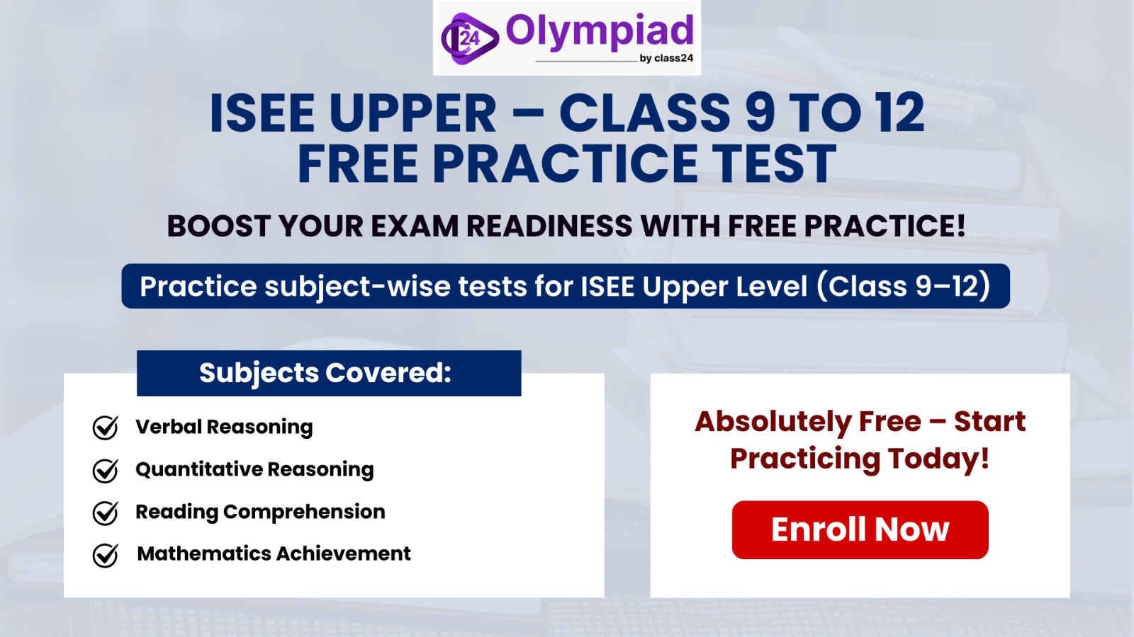 ISEE Upper Level Free Test