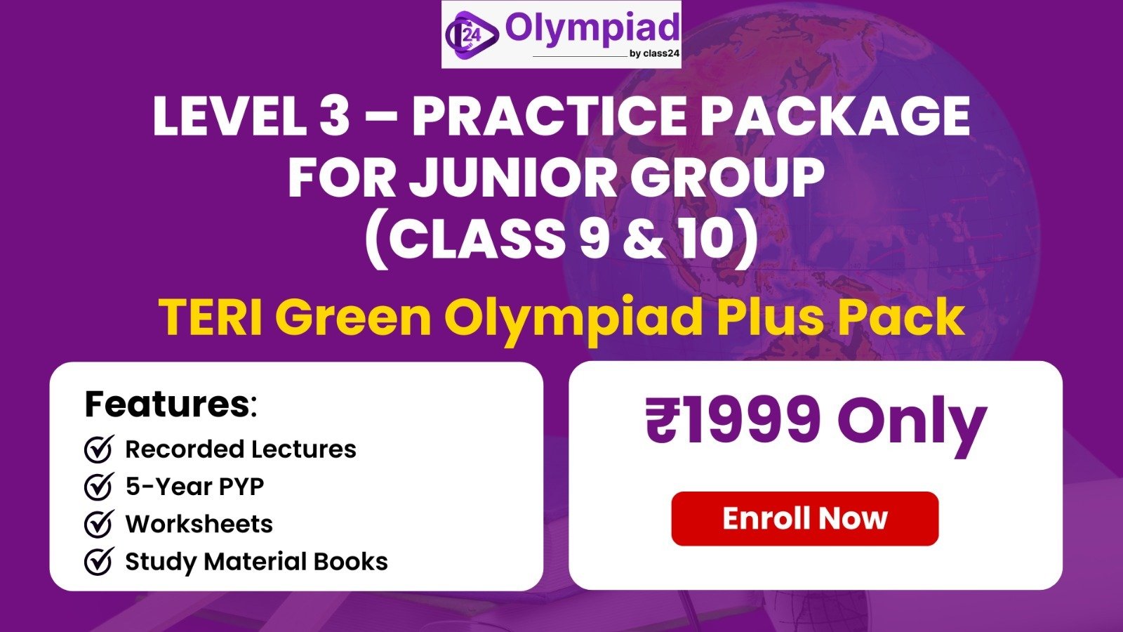 TERI Green Olympiad Wholesome Package for Junior Group (Level 3)