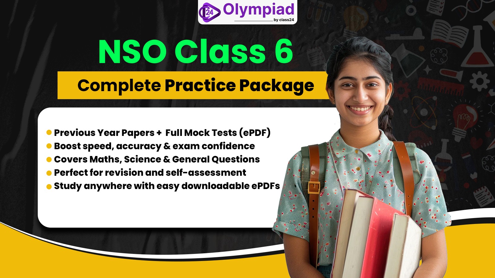 NSO Class 6 – Complete Practice Package (PYP + Mock Tests) E- PDF Format