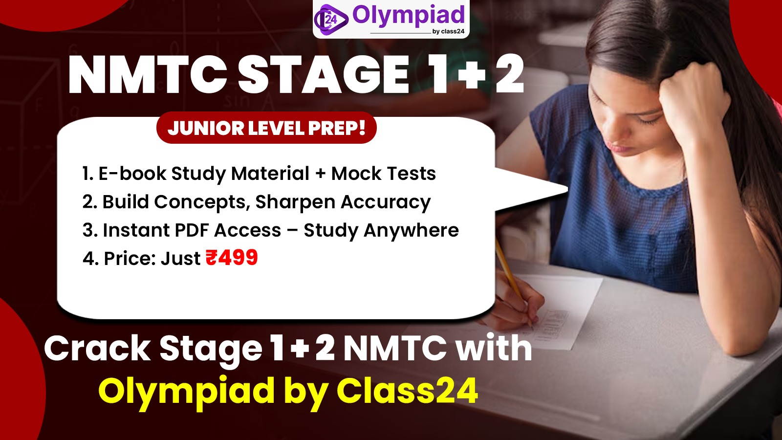 NMTC Stage 1 and 2 Study Package (Junior)