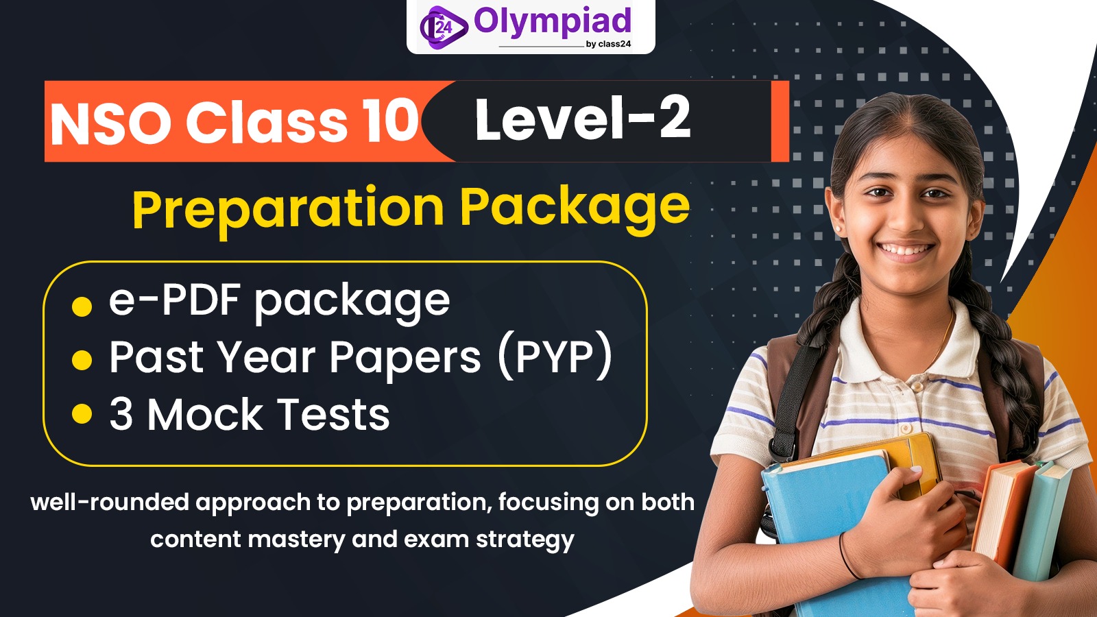 NSO Class 10– Level 2 Complete Practice Package (PYP + Mock Tests) E-PDF Format