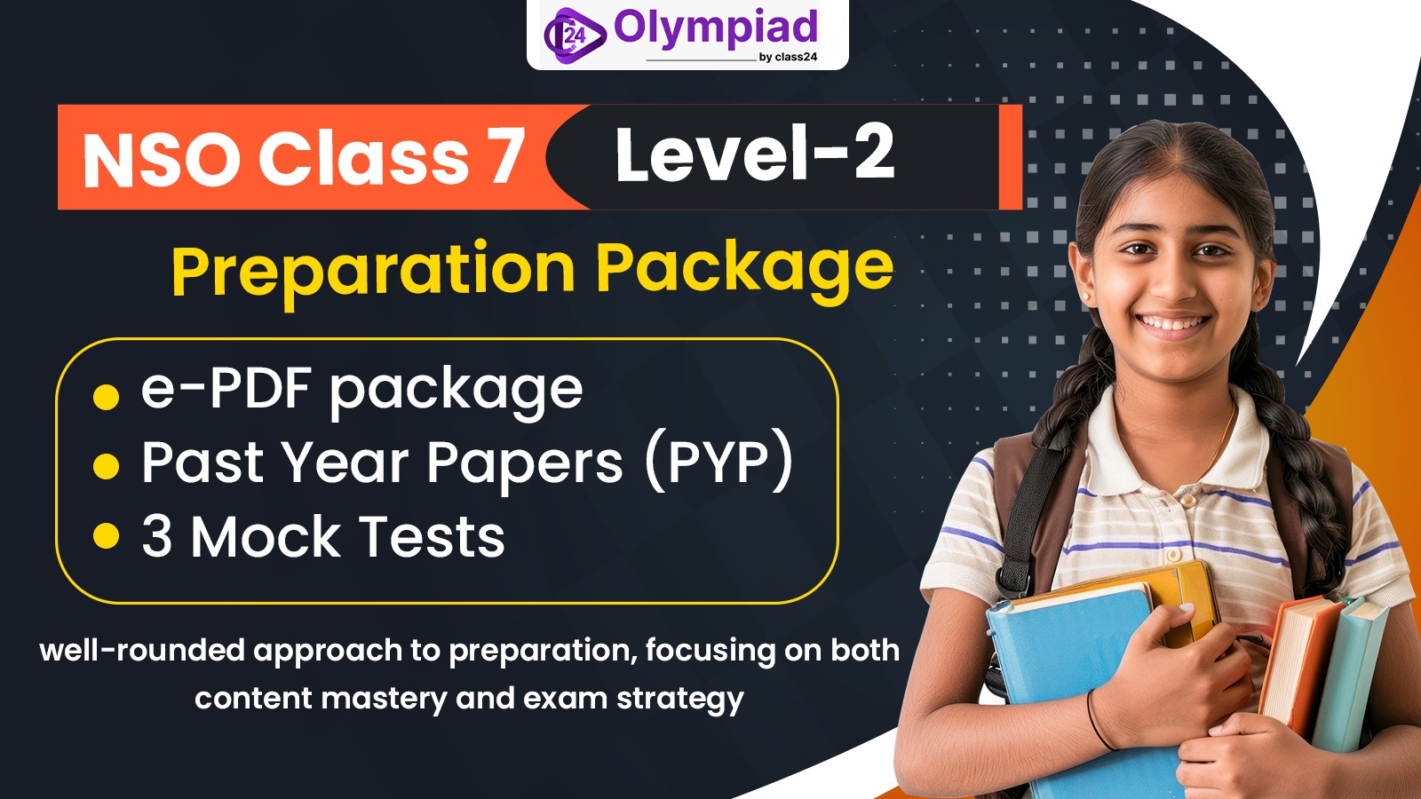 NSO Class 7 – Level 2 Complete Practice Package (PYP + Mock Tests) E-PDF Format