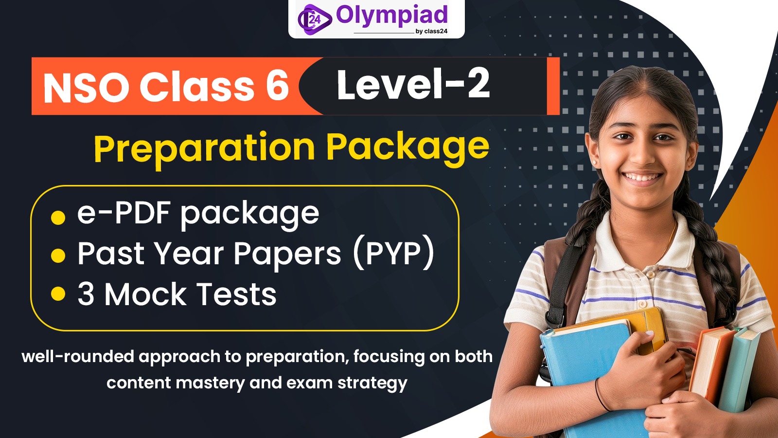 NSO Class 6 – Level 2 Complete Practice Package (PYP + Mock Tests) E-PDF Format