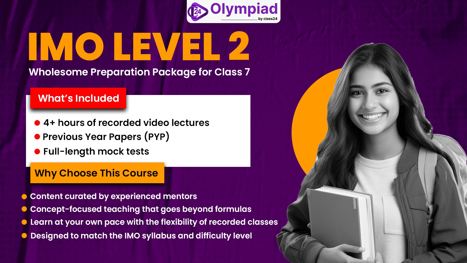 IMO Level 2 Wholesome Preparation Package for Class 7