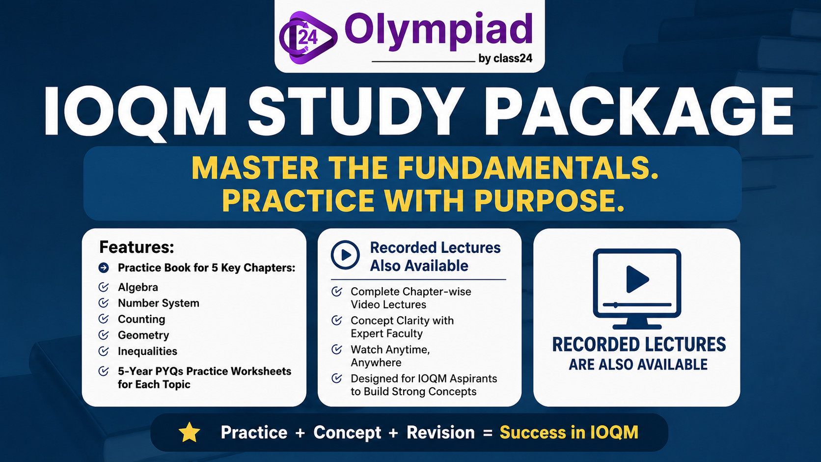 IOQM Study Package + Recorded Lectures